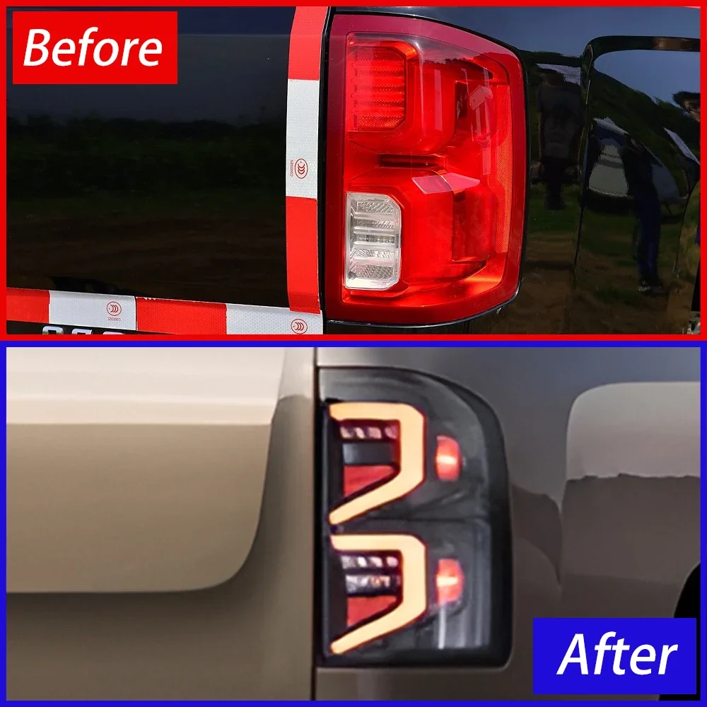 Luces traseras LED Chevrolet Silverado 2007-2018 dinámicas - imagen 2