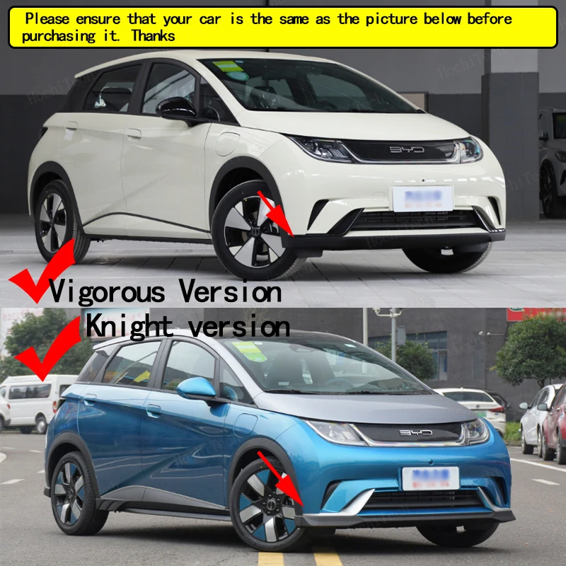 4 Uds guardabarros negros para BYD Dolphin EA1 Atto 2 2021 2022 2023 guardabarros protectores contra salpicaduras guardabarros delanteros traseros guardabarros - imagen 2