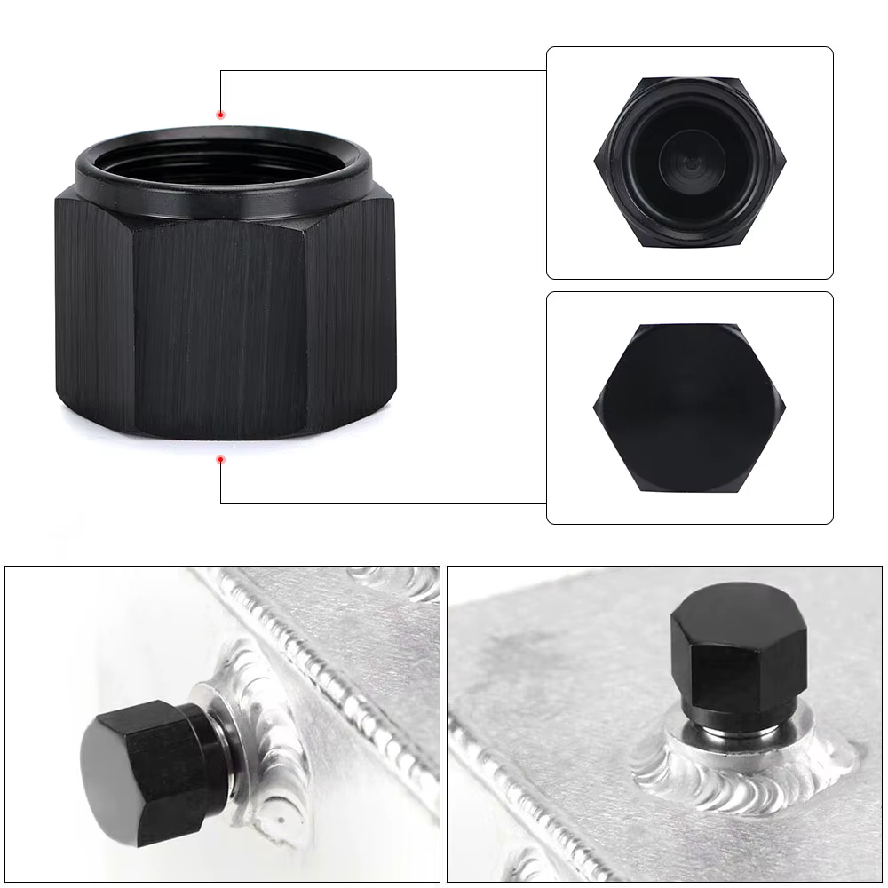 Racor de aluminio AN6/AN8/AN10 hembra abocardado - imagen 5