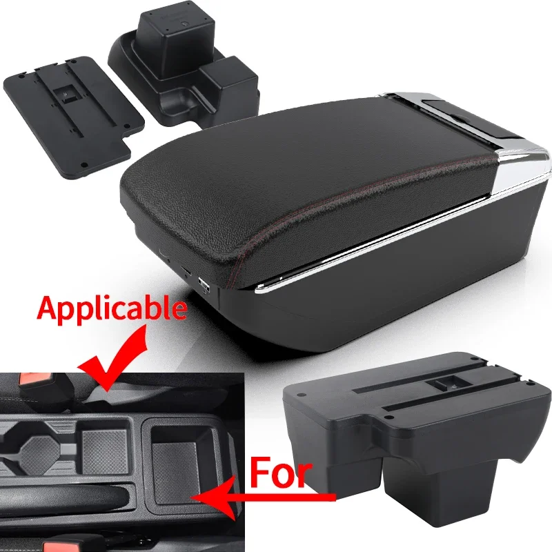 Reposabrazos para Volkswagen Polo 2020-2024 con compartimento portaobjetos - imagen 2