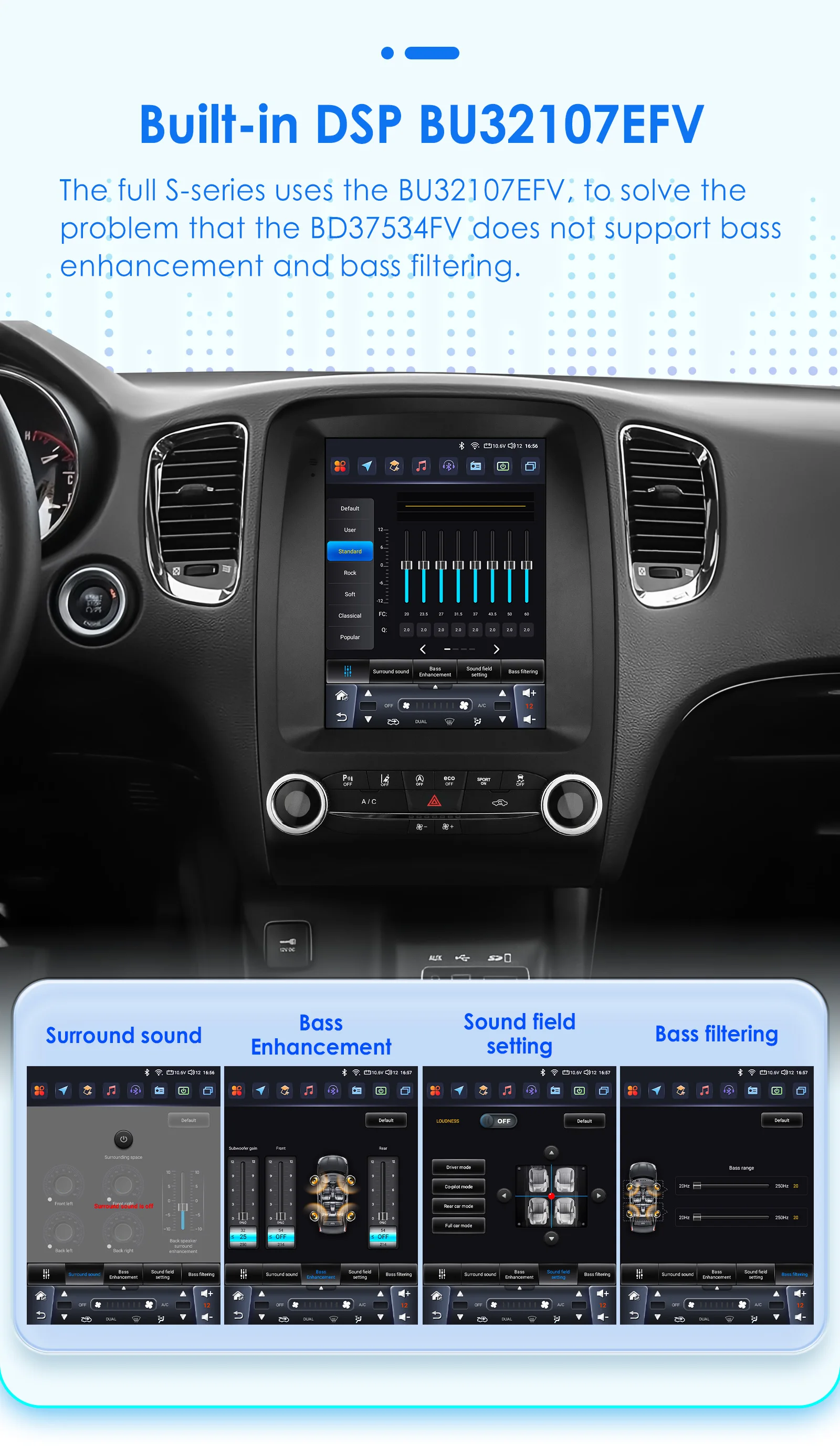 Radio CarPlay Android con GPS – Dodge Durango 2014-2020 - imagen 3