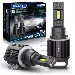 BEVINSEE Bombillas H15 LED – Audi A3/A6 y Mercedes Clase A W176
