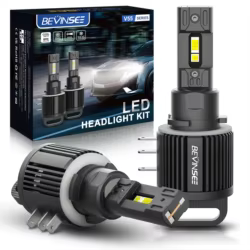 BEVINSEE Bombillas H15 LED – Audi A3/A6 y Mercedes Clase A W176