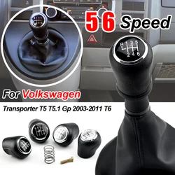 Perilla palanca 6ª de cuero – VW Transporter T5 2003‑2009