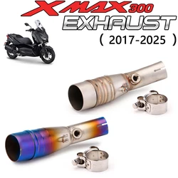 Tubo intermedio de escape inox Yamaha X-MAX 300 (2017-2025)