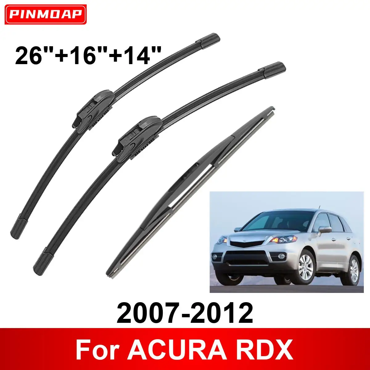 Kit escobillas limpiaparabrisas Acura RDX 2007-2012 – repuesto