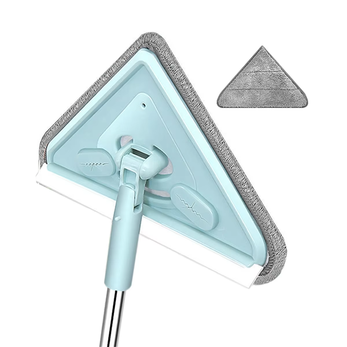 Mopa triangular multifunción con mango largo para techo, pared y suelo