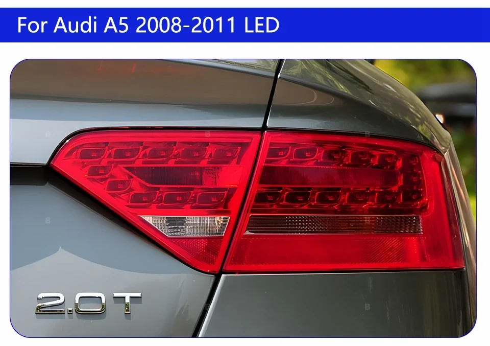 Luces traseras instaladas en Audi S5