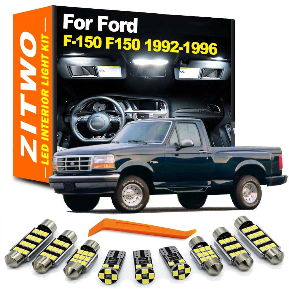 Bombillas LED ZITWO interior y matrícula Ford F-150 (1992-1996)