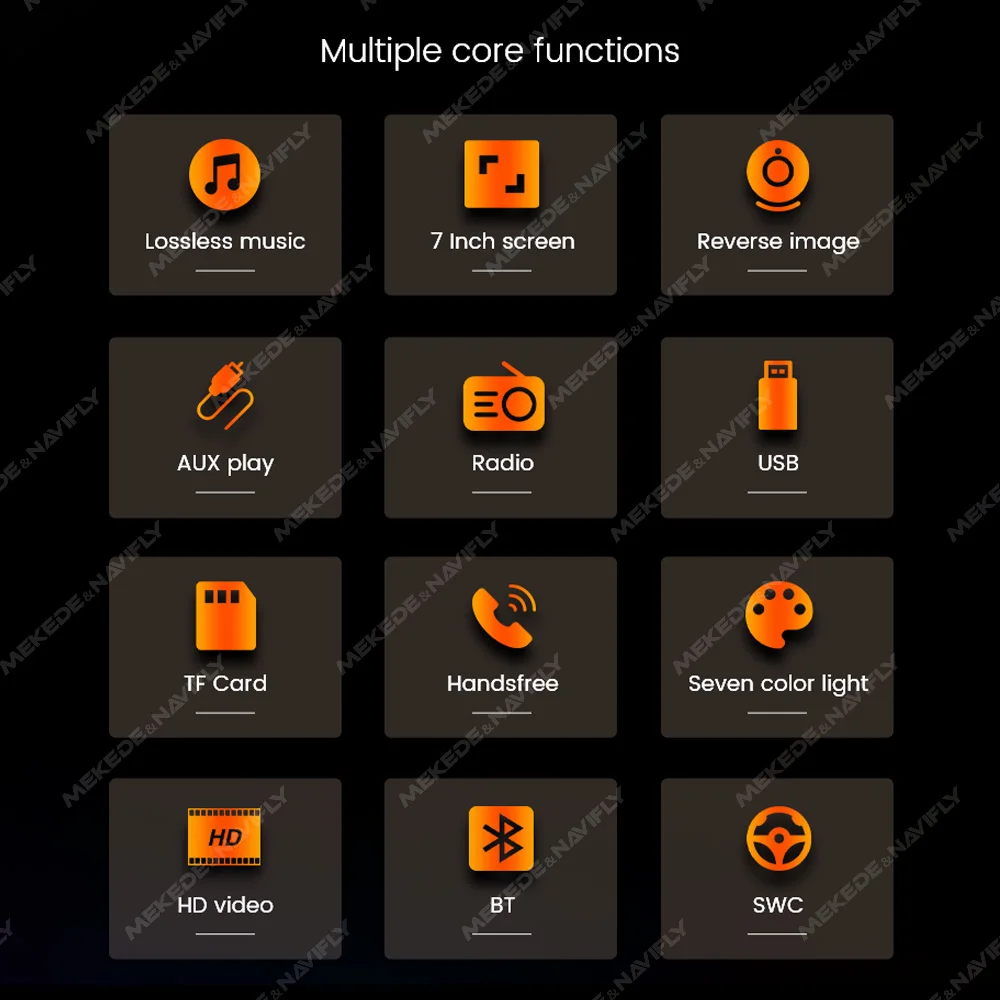 MEKEDE reproductor multimedia MP5 para coche con pantalla táctil - imagen 3