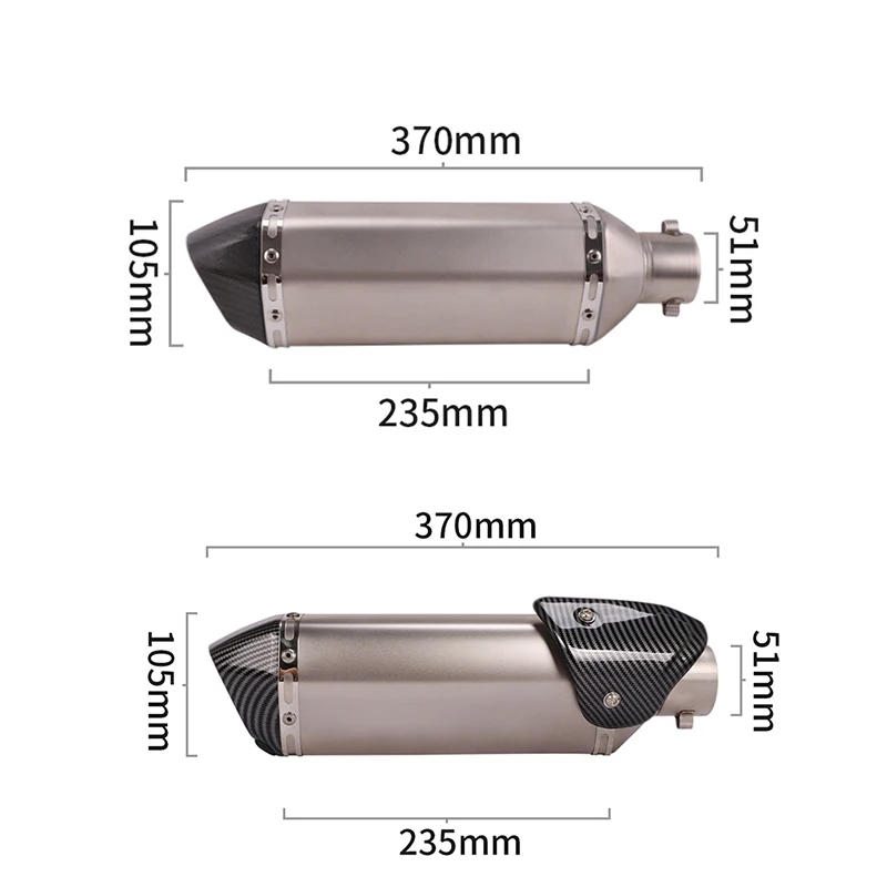 Sistema de escape completo para Yamaha YZF-R125, R15 V3 y MT-125 - imagen 3