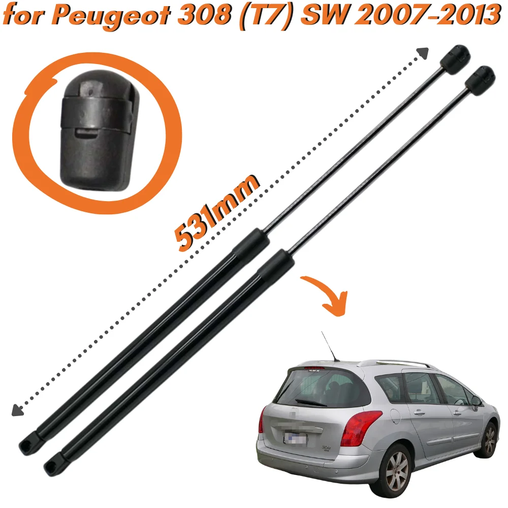 Amortiguadores de maletero 8731Q8 para Peugeot 308 SW T7