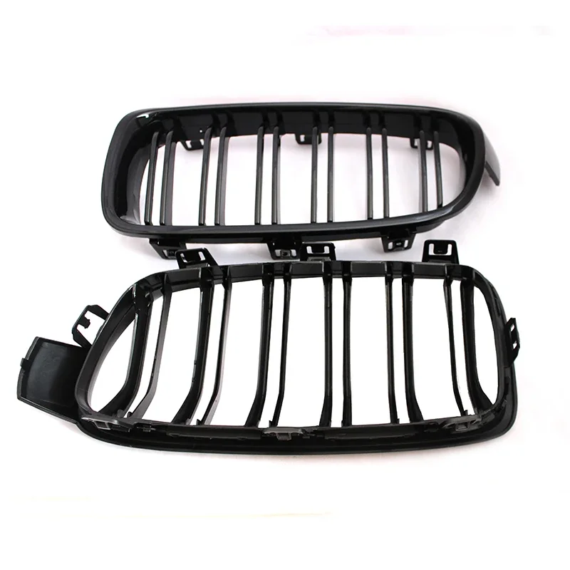Rejilla de parachoques BMW Serie 3 F30/F31/F35, doble lama negra - imagen 5