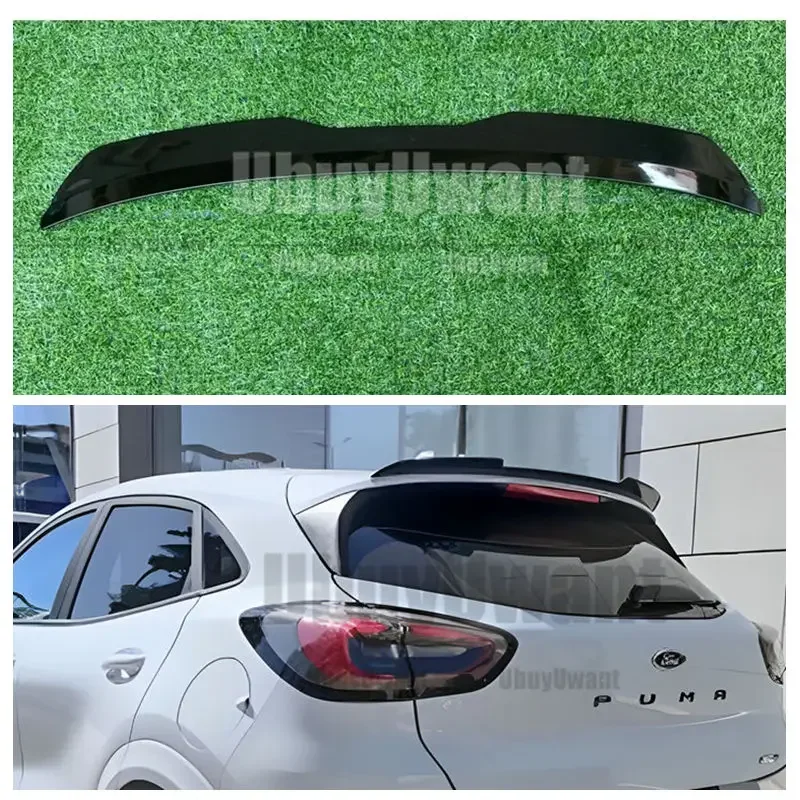 Extensión de alerón trasero ABS negro brillante para Ford Puma - imagen 2