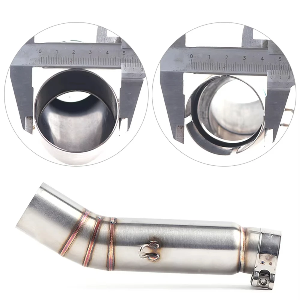 Tubo de enlace escape 51mm Honda CBR500 CBR500X CB500F 2013-2018 - imagen 4