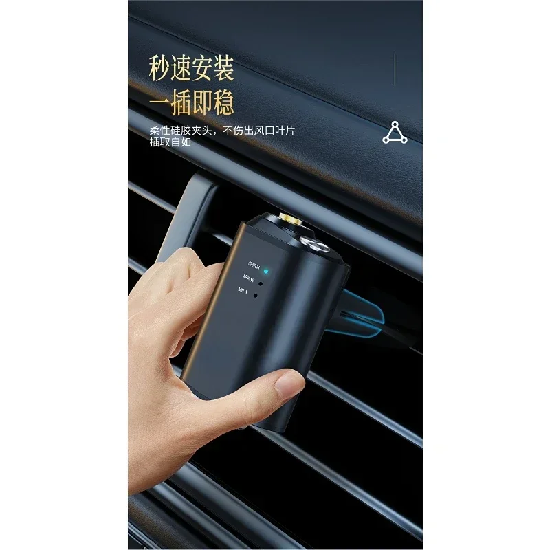 Difusor de aire eléctrico para coche, humidificador de ventilación de aire, Perfume, Clip para coche, Kit de aromaterapia, ambientador difusor - imagen 2