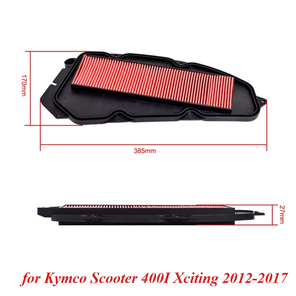 Filtro de aire 17211-LKF5-E00 para Kymco Xciting 400i (2012-2017)