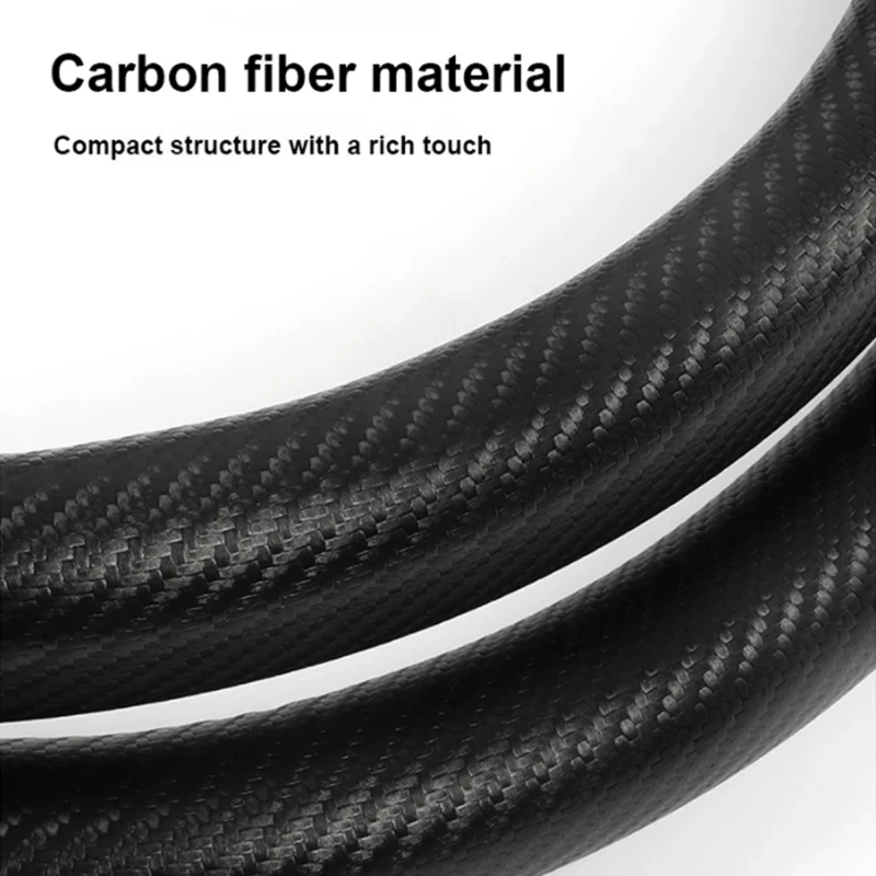 Funda volante 3D fibra carbono Peugeot 307 antideslizante transpirable - imagen 3