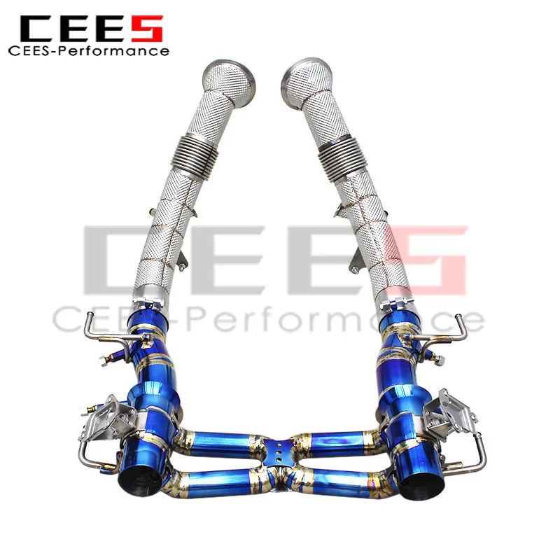 CEES Catback Tubos de escape para Ferrari SF90 3.9 V8 2019-2023