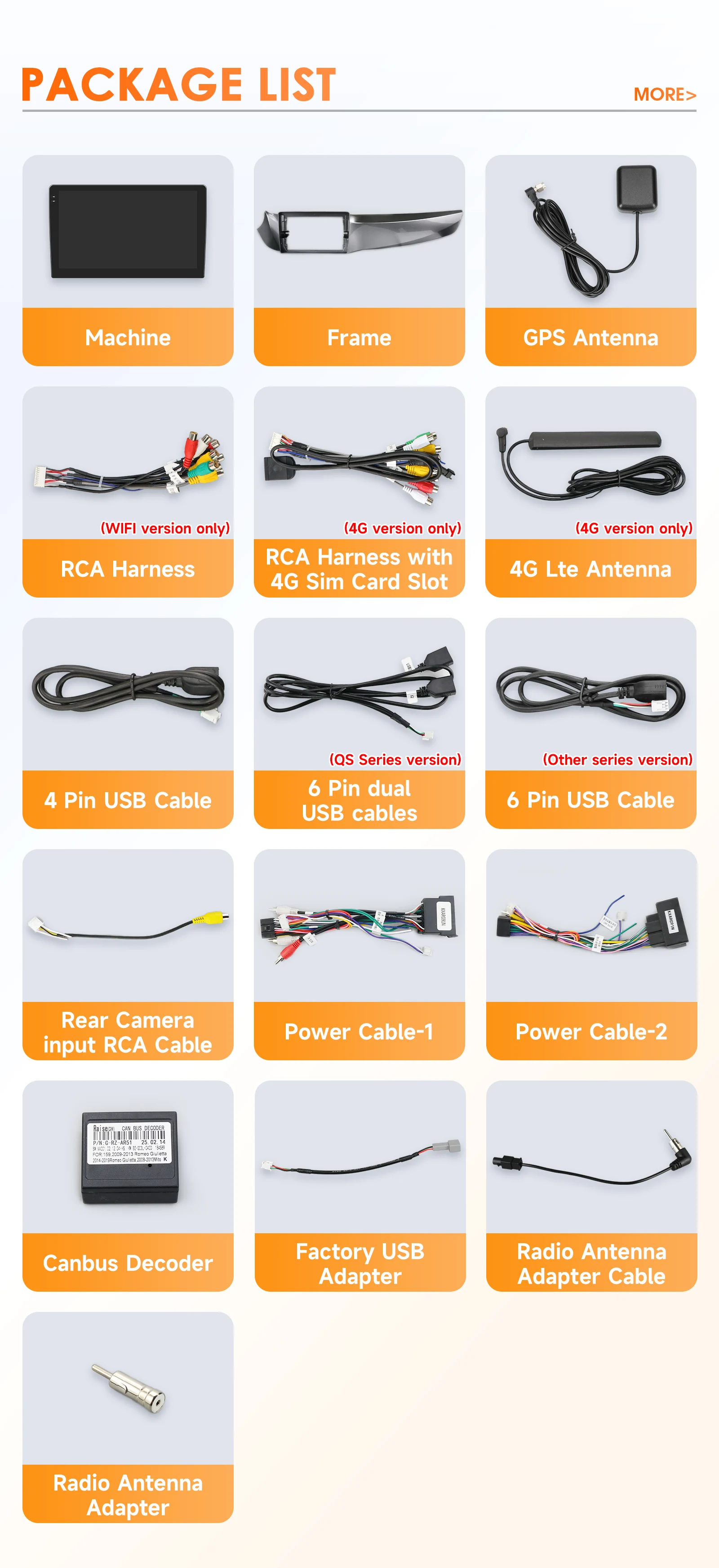 Autoradio Android 14 2Din Hizpo Giulietta 2010-2018 GPS Bluetooth - imagen 5
