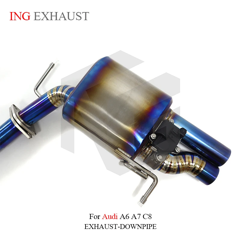 Escape catback ING titanio alto rendimiento Audi A6 A7 C8 3.0T - imagen 5