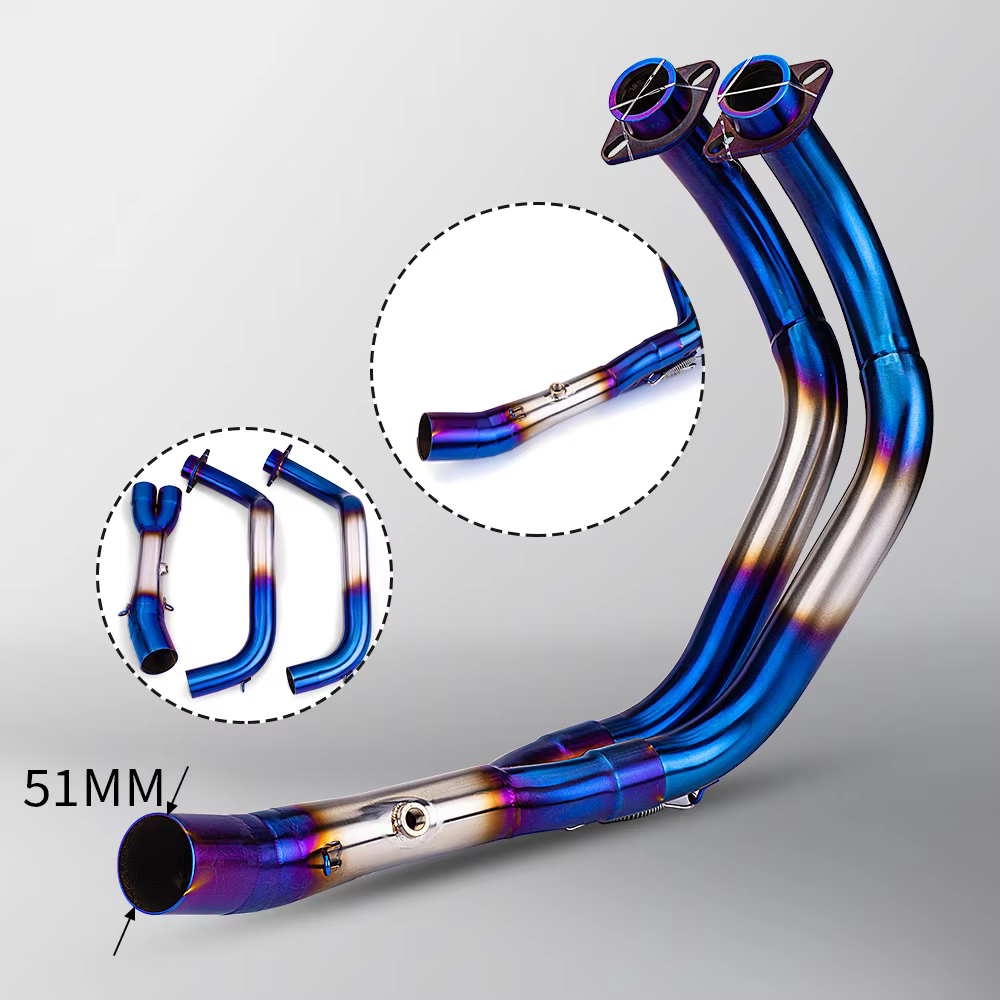 Tubo de escape y silenciador para Yamaha MT-07/FZ-07 (2014-2019) - imagen 3