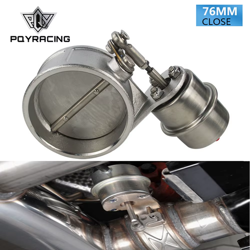 Válvula de escape PQY-ECV04 con actuador de vacío y tubo de 76 mm
