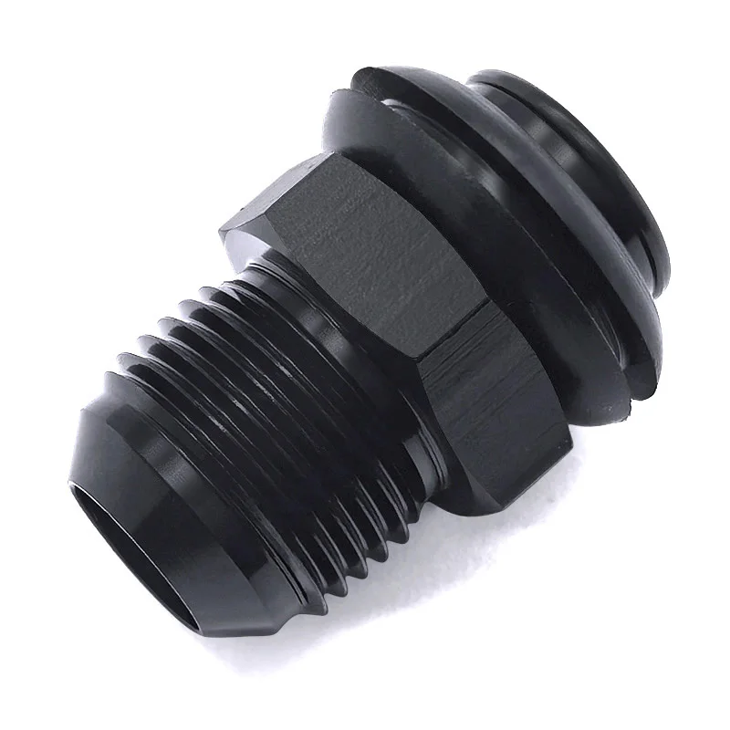 Detalle del accesorio push-fit 10AN en color negro