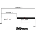 560mm