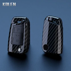 Funda llave coche fibra de carbono ABS – VW Golf 7 y Tiguan