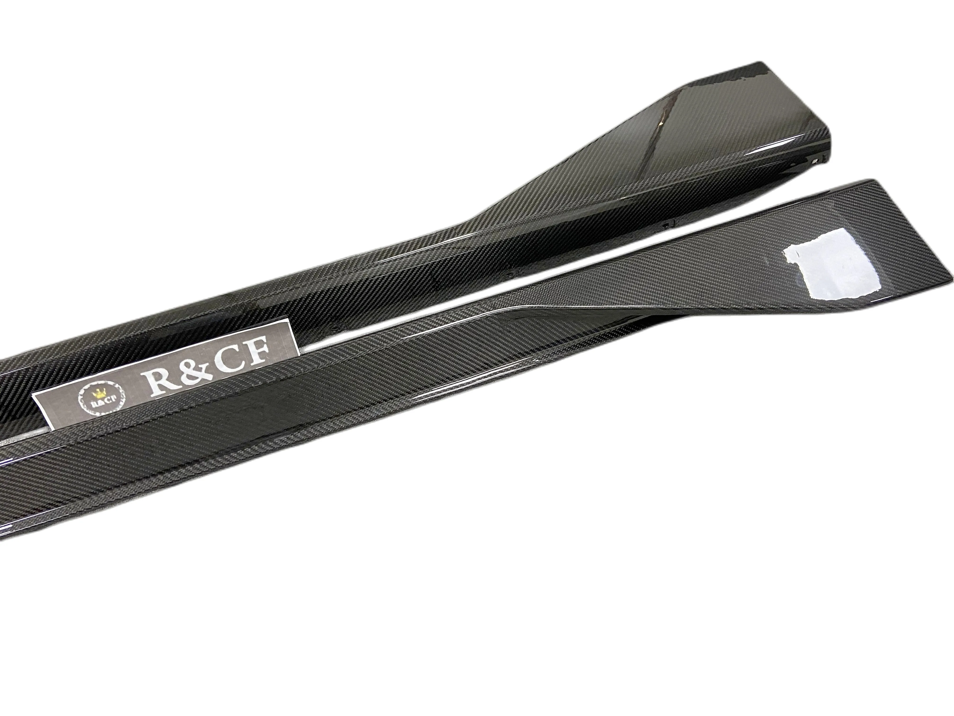 Faldas laterales fibra de carbono BMW G80 G82 2021+ estilo M3 - imagen 3