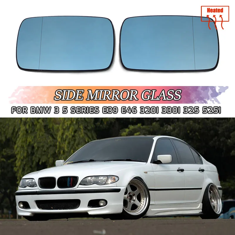 BMW E46 Espejo retrovisor calefactable azul 1998-2006 - imagen 5