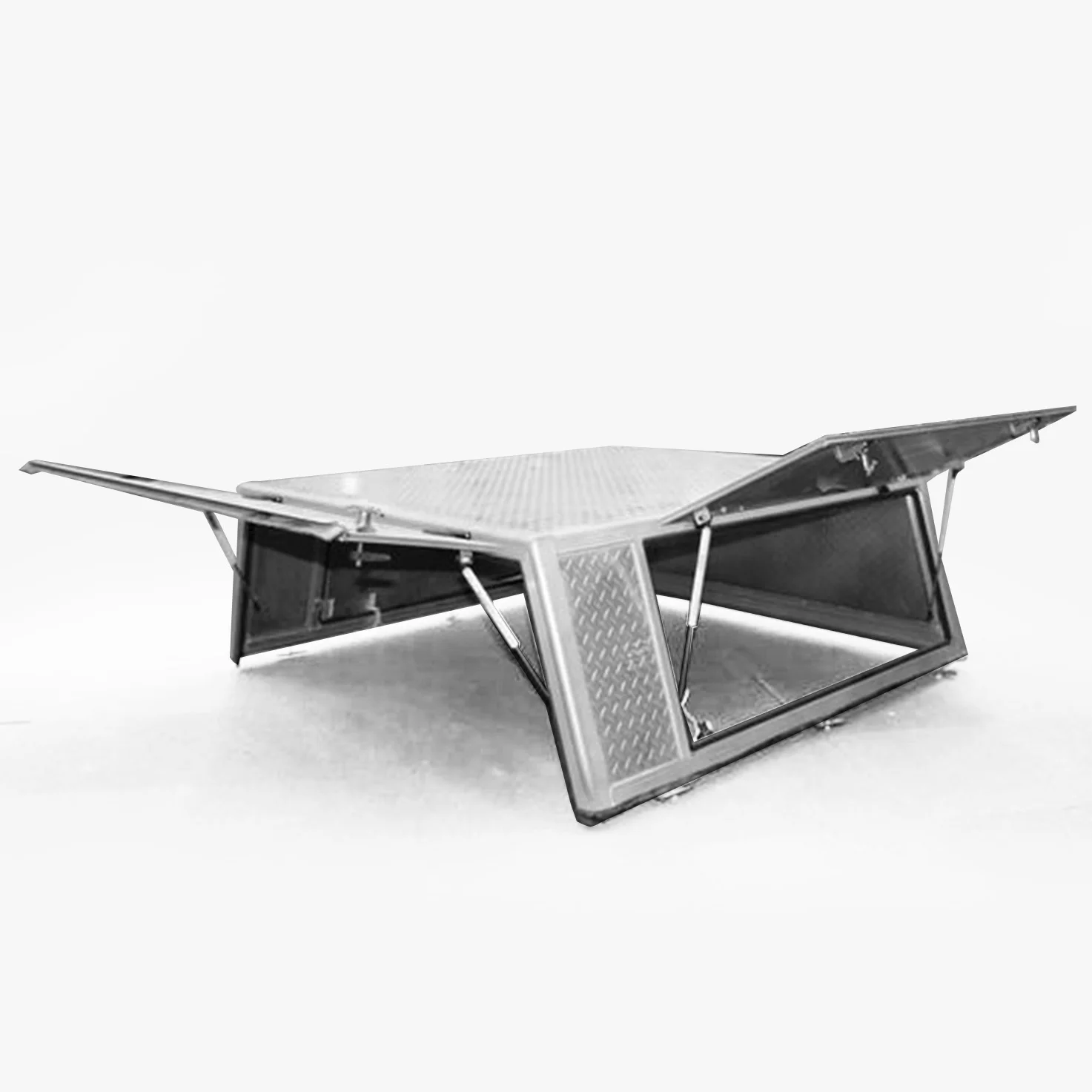Cubierta Camper de aluminio para camioneta 2024 con dosel y cama dura