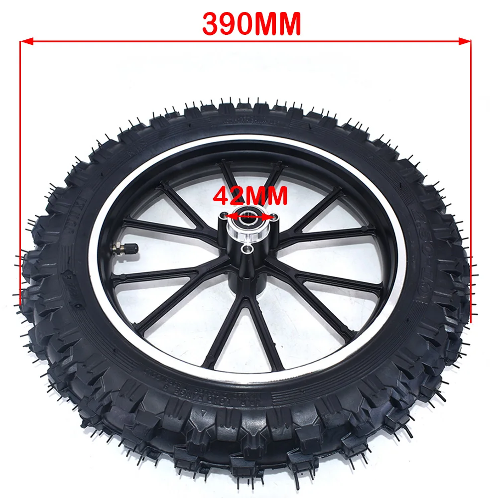 Llanta de aluminio 2,50-10 para mini pit bike - imagen 4