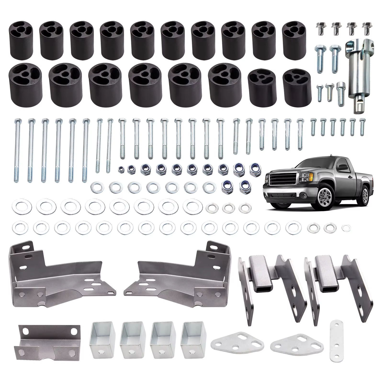 Kit de elevación de carrocería 3” Silverado/Sierra 1500 2007-2013 - imagen 4