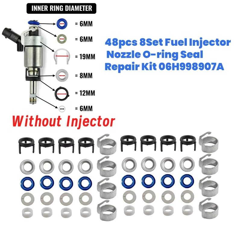 Kit de juntas tóricas para inyector 1.8/2.0 TFSI 06J998907A – Audi y VW