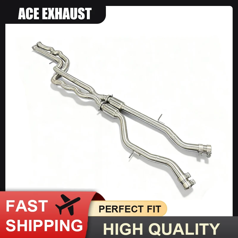 Tubo intermedio ACE acero inoxidable – BMW M3 F80 M4 F82 3.0 T