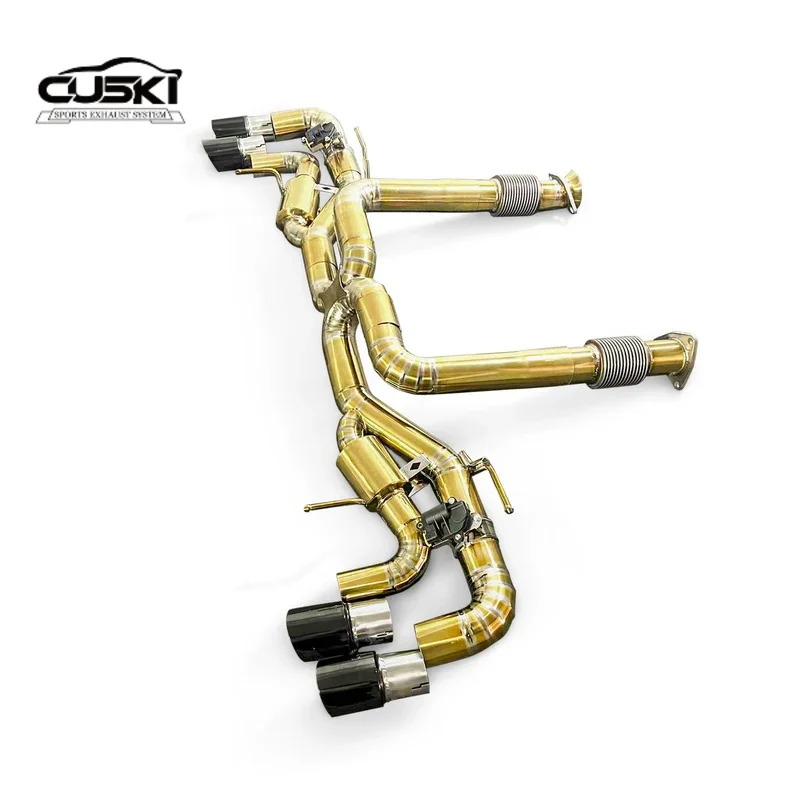 Kit escape trasero titanio alto rendimiento Chevrolet Corvette C8 2019-2023 - imagen 5