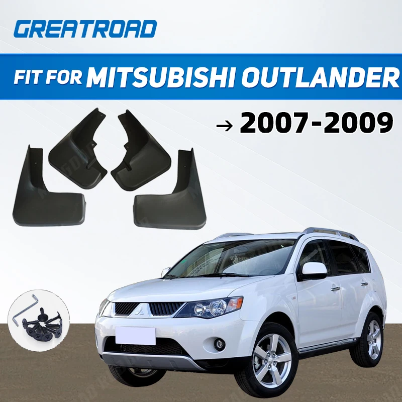 Guardabarros delanteros y traseros para Mitsubishi Outlander 2007-2009