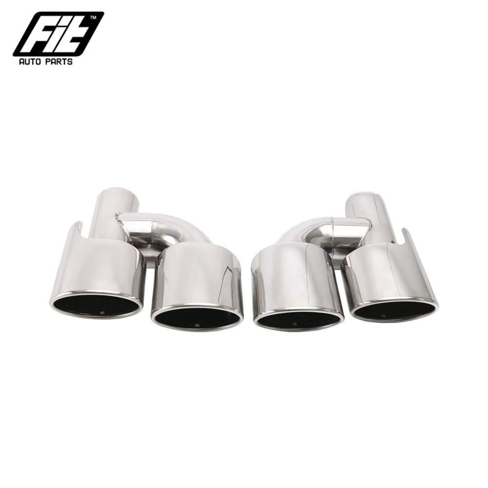 Puntas de escape dobles de 63 mm para Mercedes-Benz W204 C300/C63