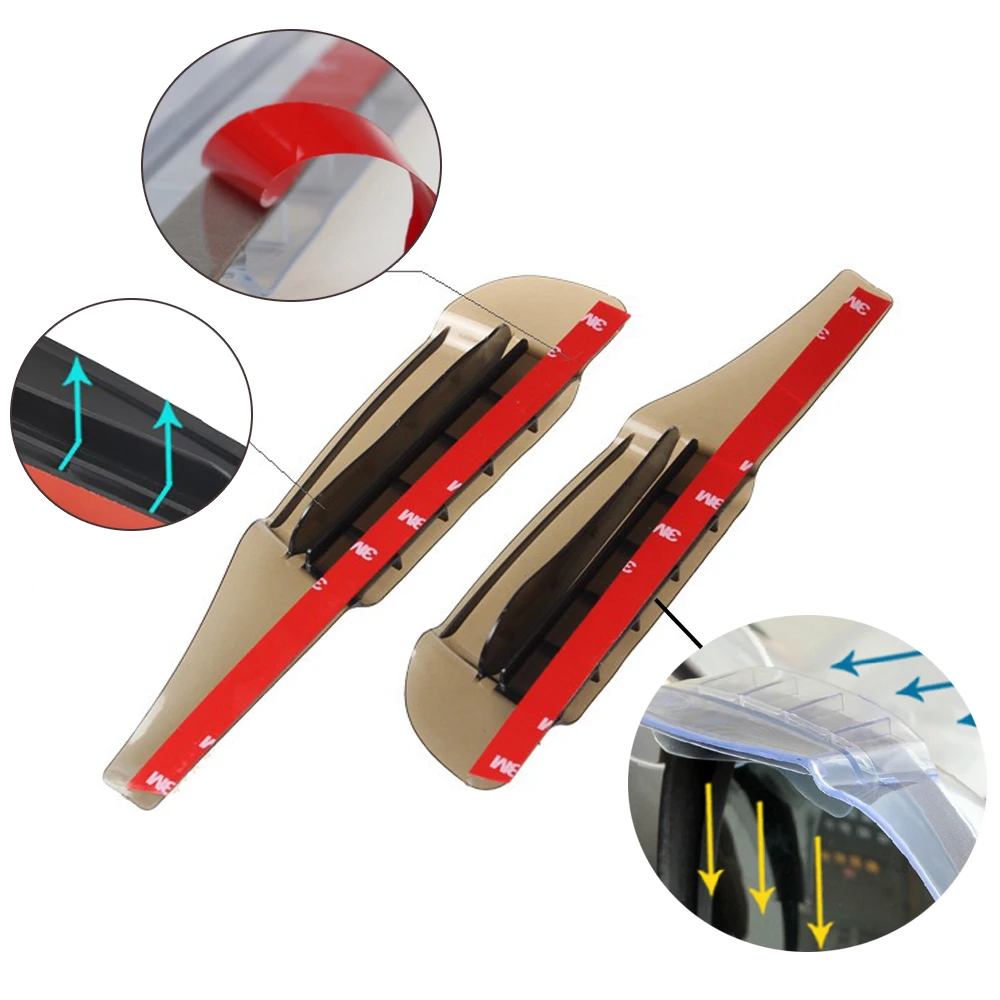 Visera espejo retrovisor universal – Protector lluvia y sol para coche - imagen 3