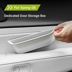 Para Xiaopeng G6 Xpeng G6 2023 2024 caja de almacenamiento de puerta de coche reposabrazos caja de almacenamiento de silicona manija de puerta caja de almacenamiento modificación de cubierta