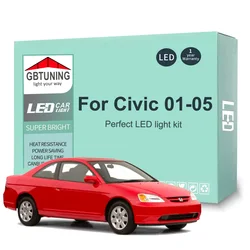 Kit bombillas LED interior Canbus - Honda Civic VII 2001-2005