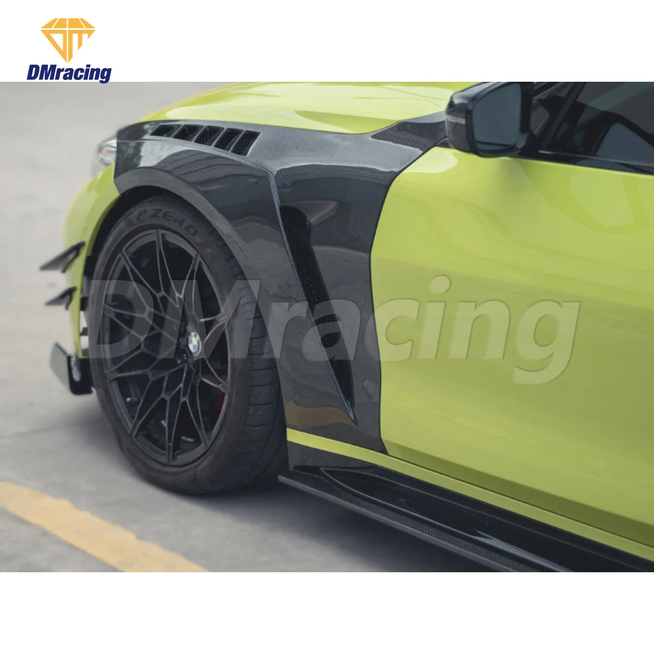 Guardabarros delantero fibra carbono CMST para BMW M4 G82 - imagen 4