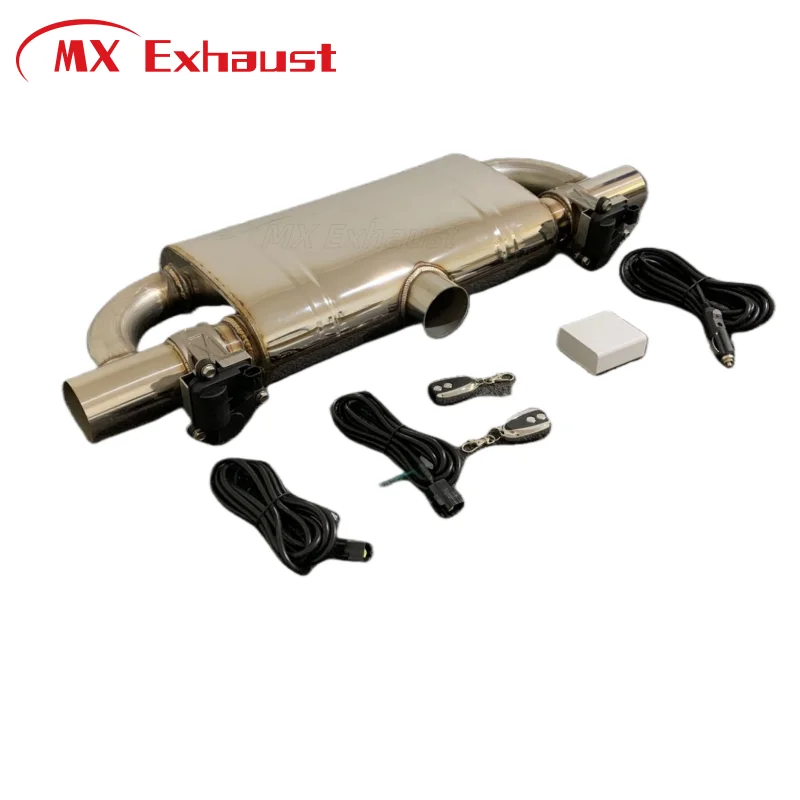 Silenciador Valvetronic de válvula de corte de escape de tubo en T con sistema automático de escape Universal de 63 mm con kit de control remoto - imagen 3