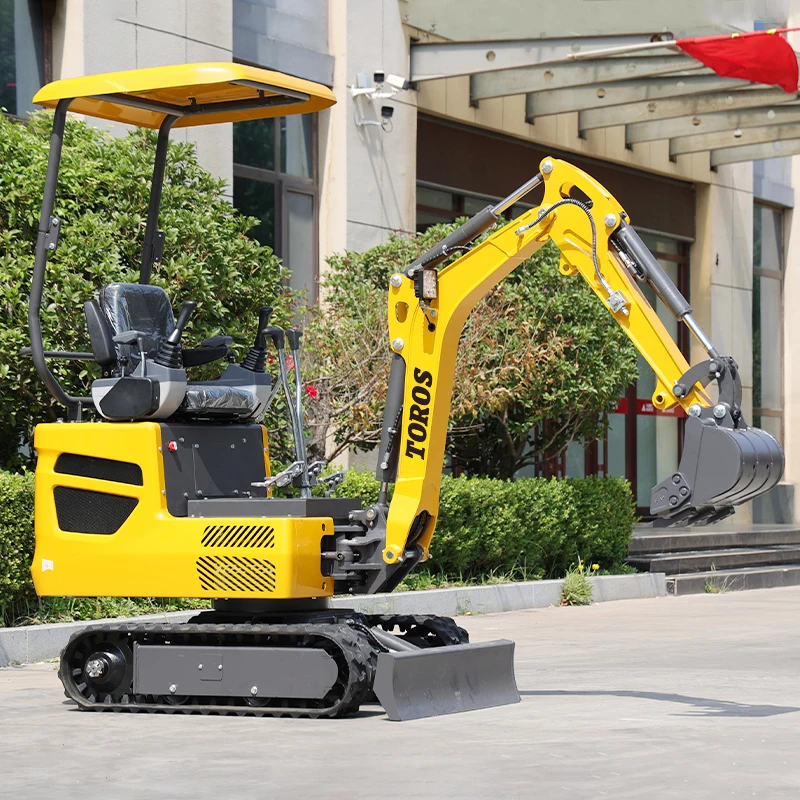 Microexcavadora diésel nueva compacta – miniescavadora retro obra - imagen 5