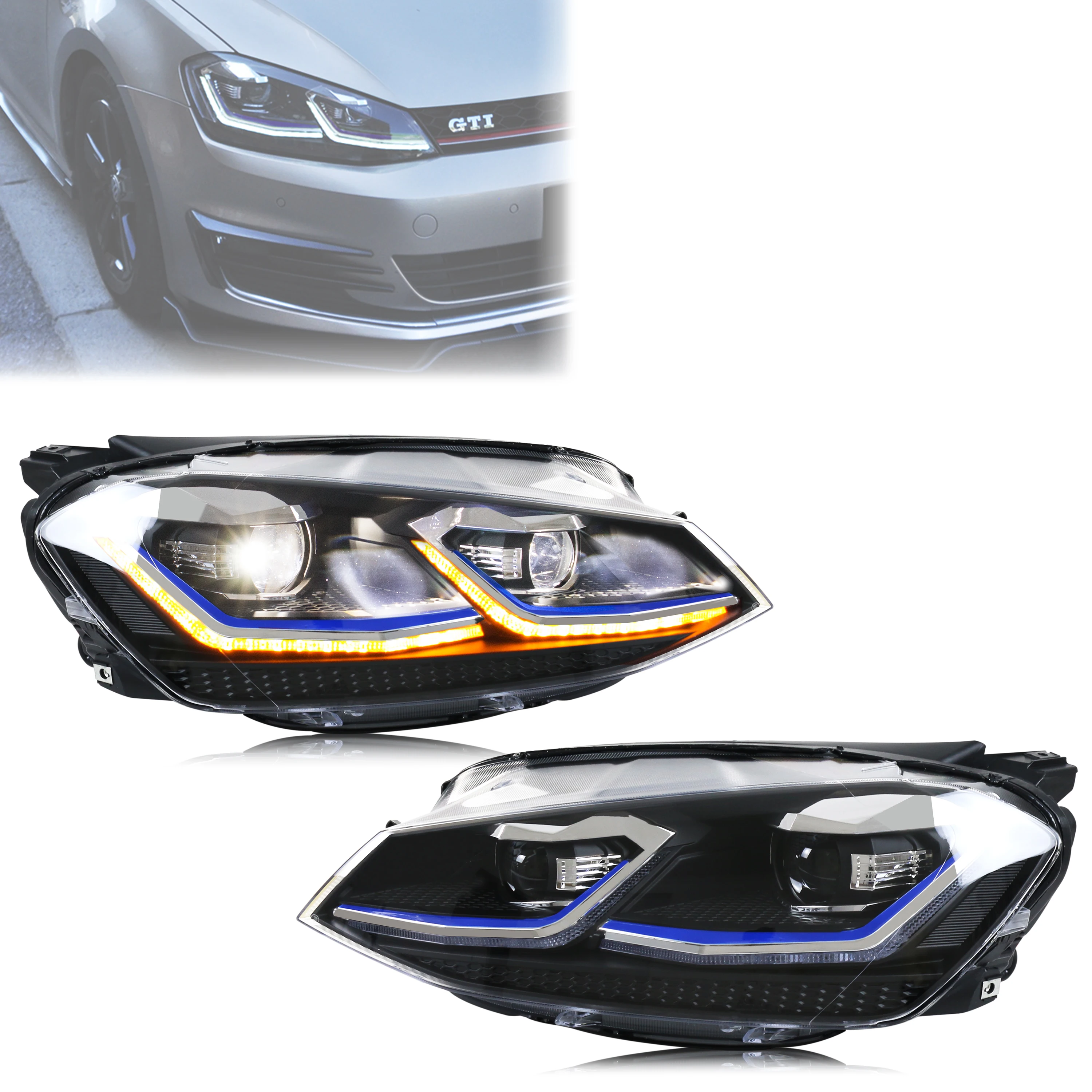 Faros LED delanteros para Volkswagen Golf 7
