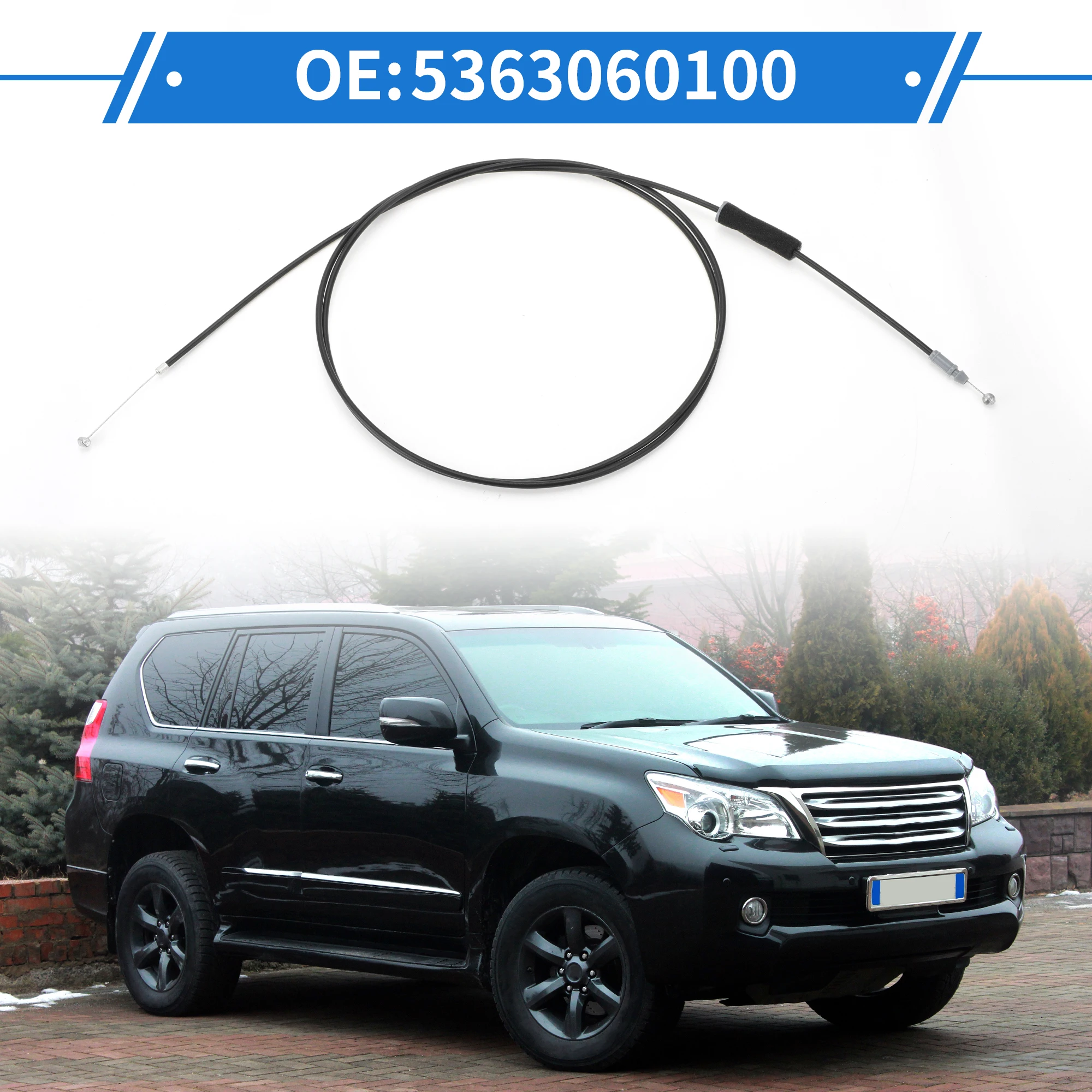 UXCELL cable de liberación del capó para Lexus GX470 2003-2009 - imagen 2