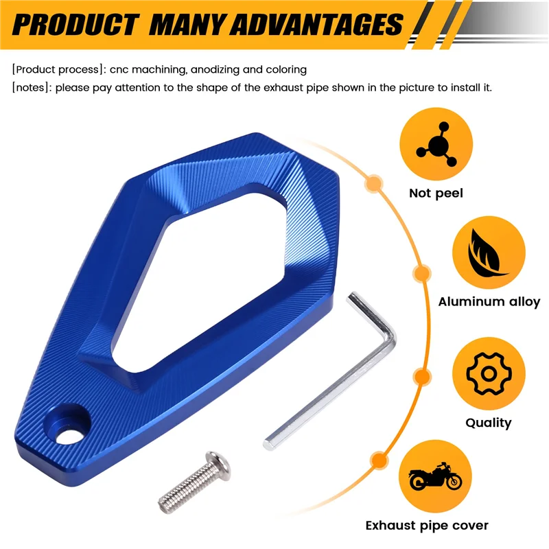 Protector antiescaldaduras del escape para Zontes 368G - imagen 2