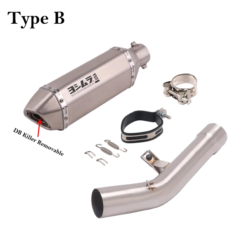 Slip On para Suzuki Bandit 650 2007 - 2016 sistemas de Escape de motocicleta tubo de enlace de Escape tubo modificado silenciador de 51mm con DB Killer - imagen 3